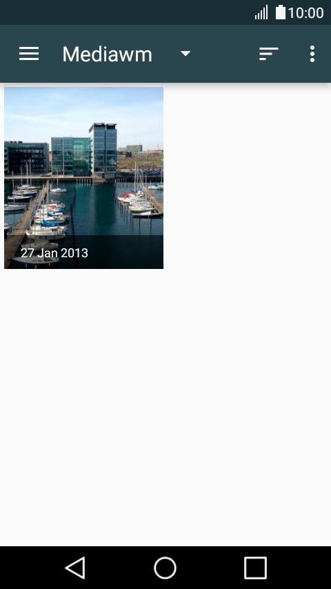 Press the required file.