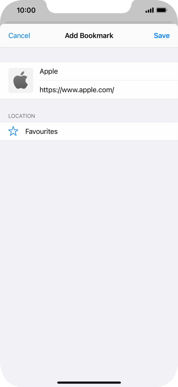 Press the field below 