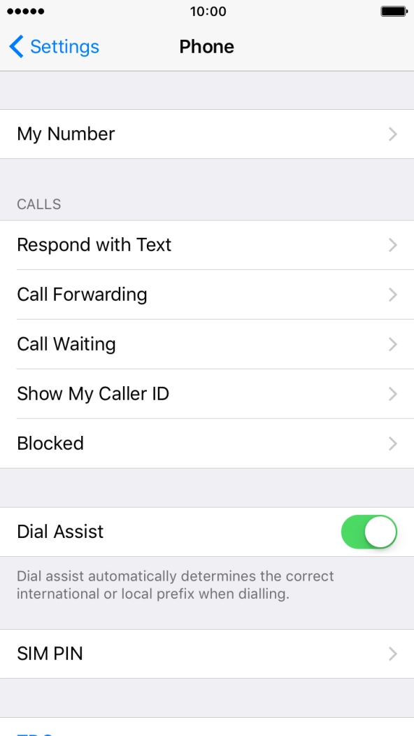 Press Call Forwarding.