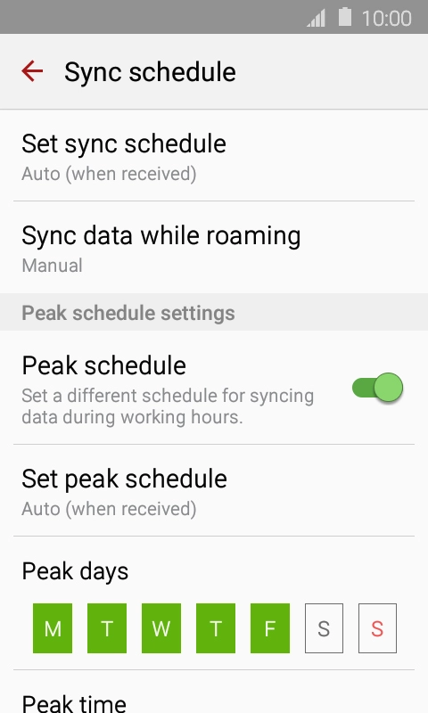 Press the Home key to return to the home screen.