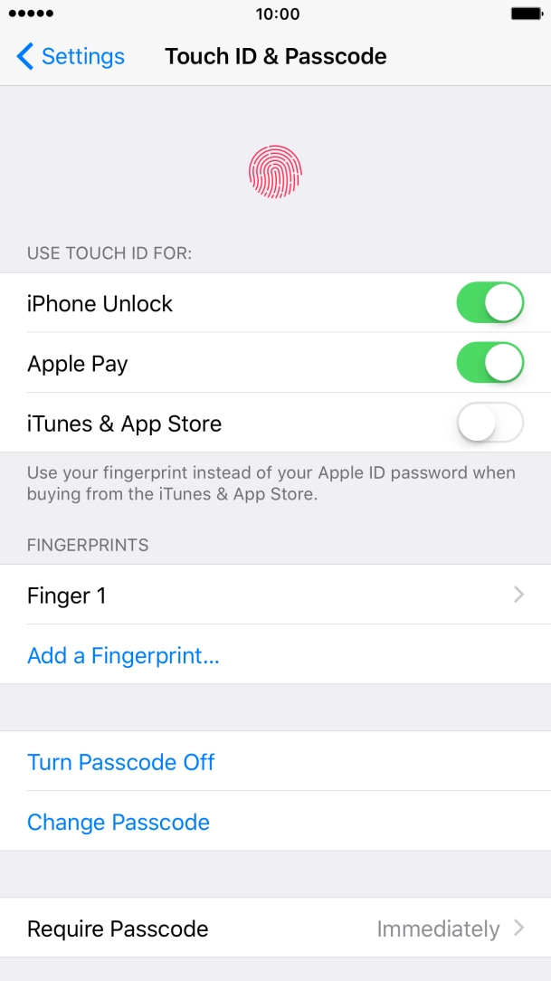 Press the indicator next to Press the indicator next to