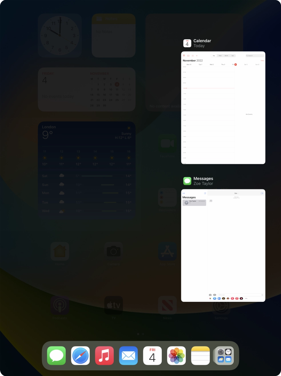 Slide upwards on the required application to end it. Slide upwards on the required application to end it.