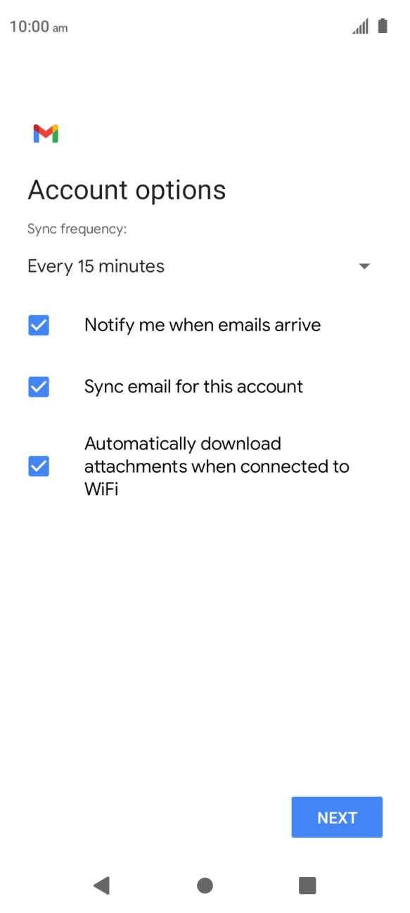 Press the drop down list below 