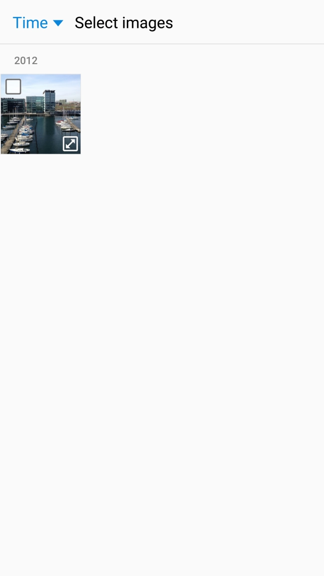 Press the required picture.