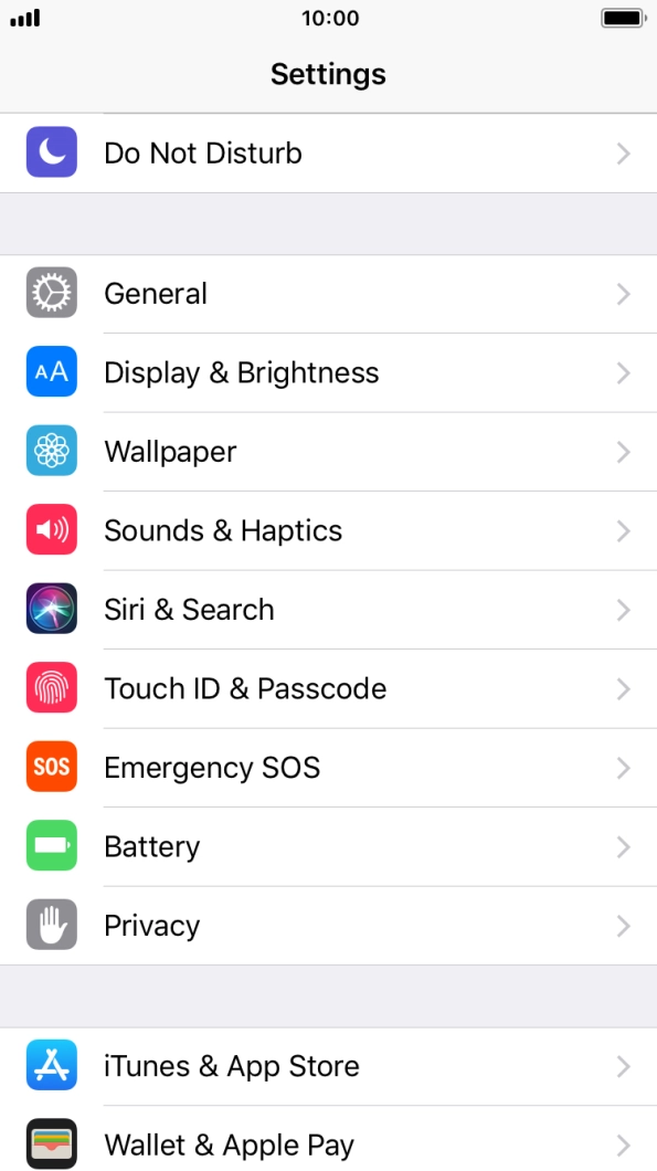 Press Display & Brightness.