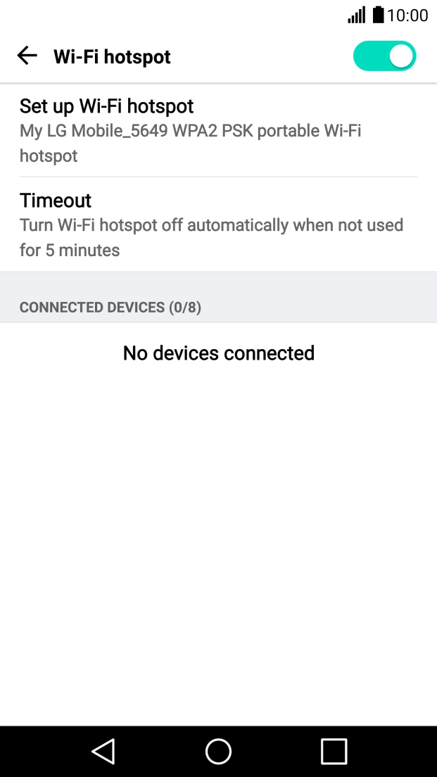 Press the Home key to return to the home screen.