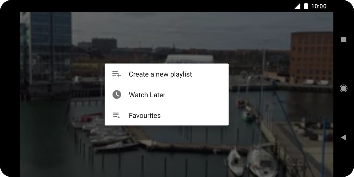 Press the required playlist.
