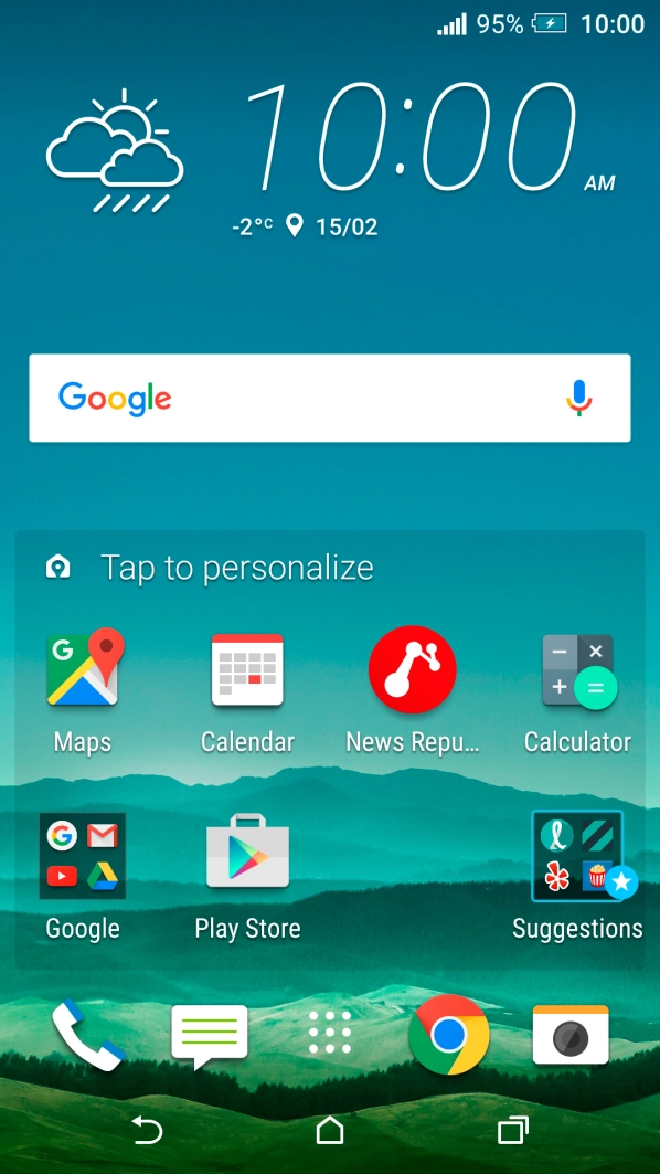 When the battery charging icon is displayed, the battery is charging.