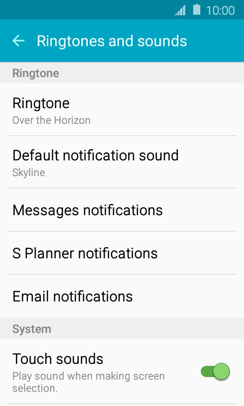 Press Messages notifications.