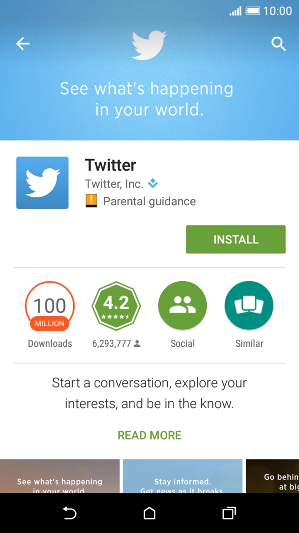 Press INSTALL. Press INSTALL.