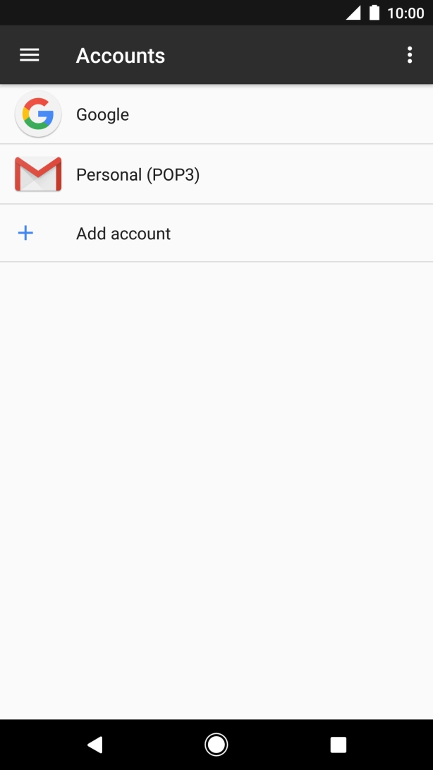 Press the Home key to return to the home screen.