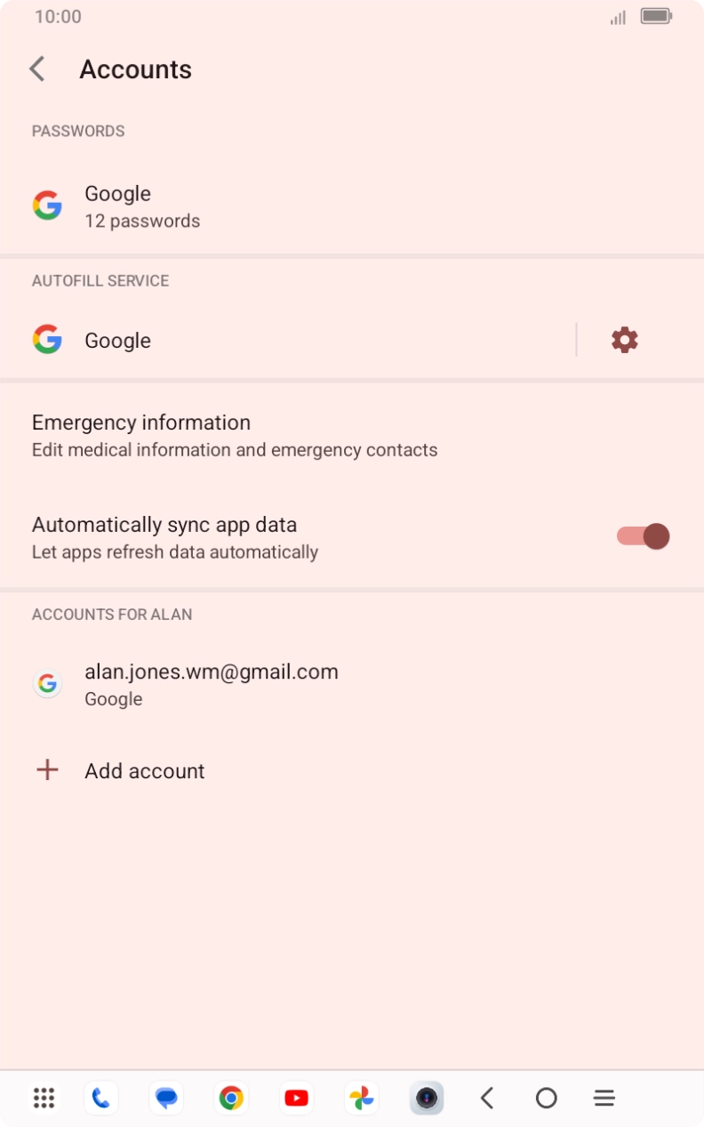 Press the Home key to return to the home screen.