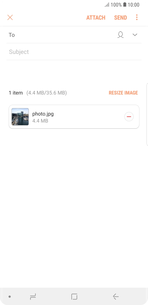 Press the field next to 