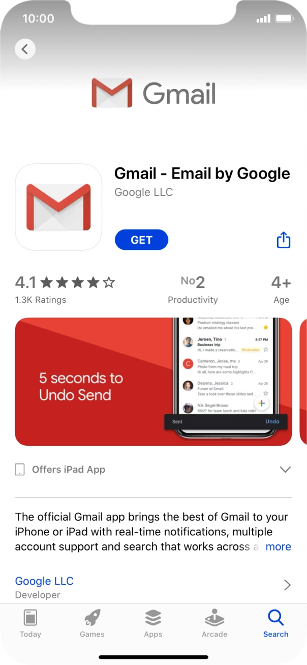 Press GET and follow the instructions on the screen to install the app. Press GET and follow the instructions on the screen to install the app.