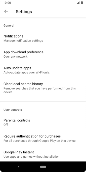 Press Auto-update apps. Press Auto-update apps.