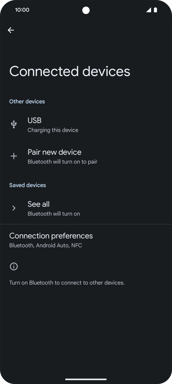 Press Pair new device.