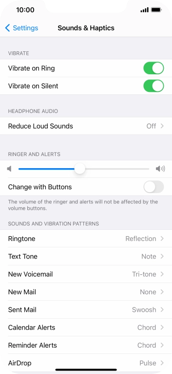 Press the indicator next to Press the indicator next to
