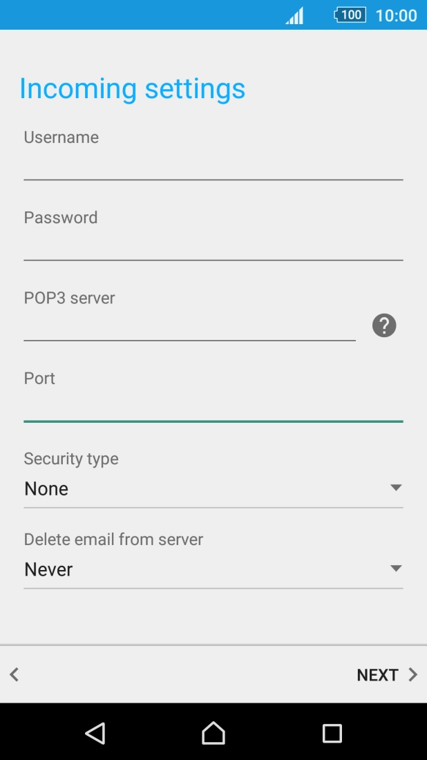 Press the drop down list below Press the drop down list below