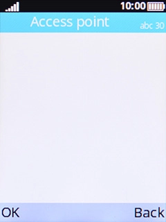 Key in telstra.mms and press the Left selection key. Key in telstra.mms and press the Left selection key.