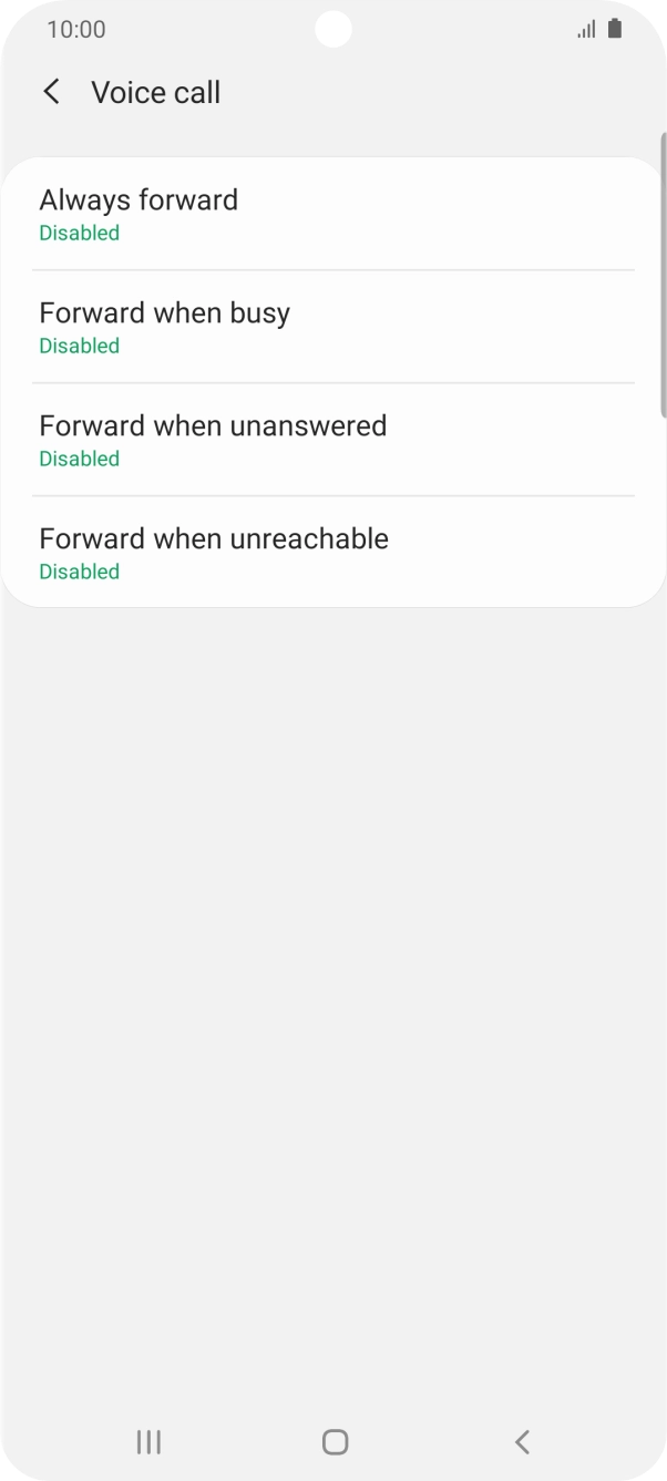 Press the Home key to return to the home screen.