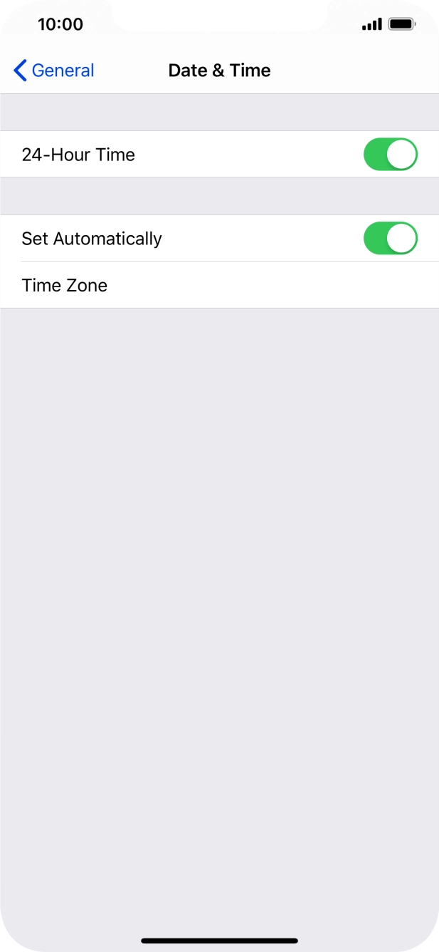 Slide your finger upwards starting from the bottom of the screen to return to the home screen.