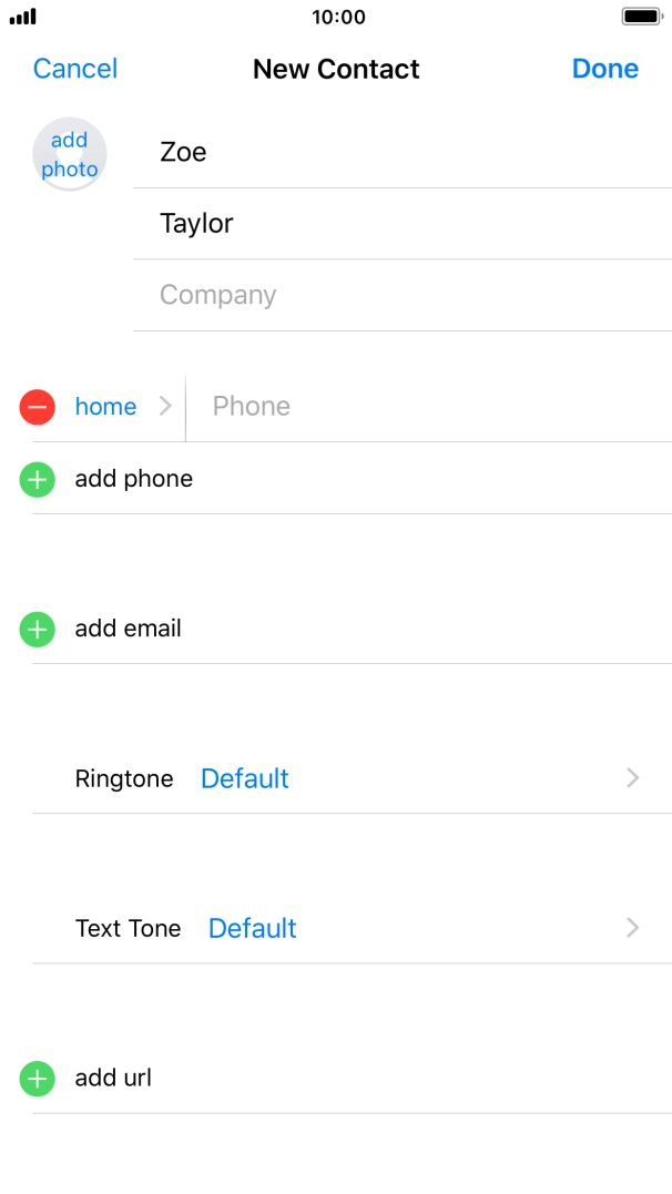 Press Phone and key in the required phone number.
