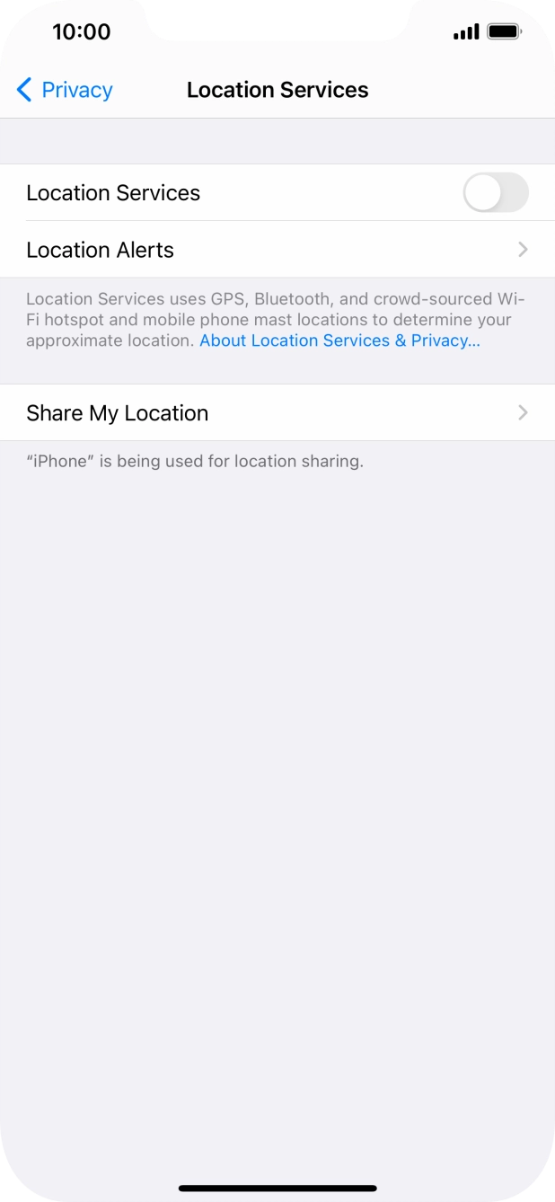 Press the indicator next to Press the indicator next to