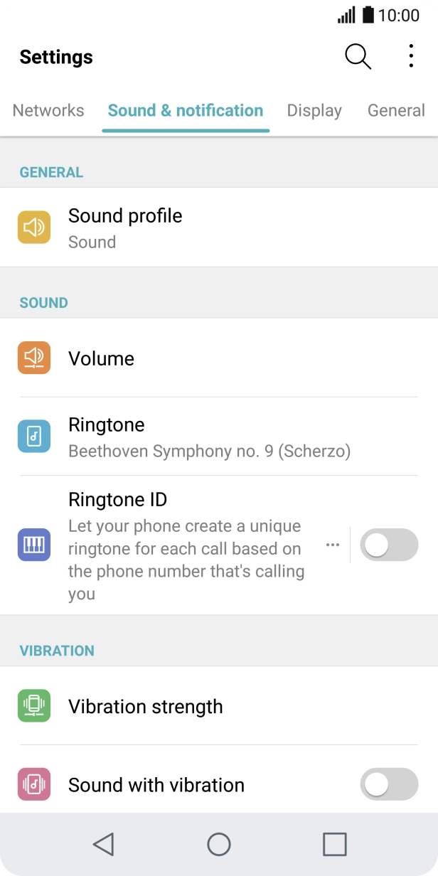 Press the Home key to return to the home screen.