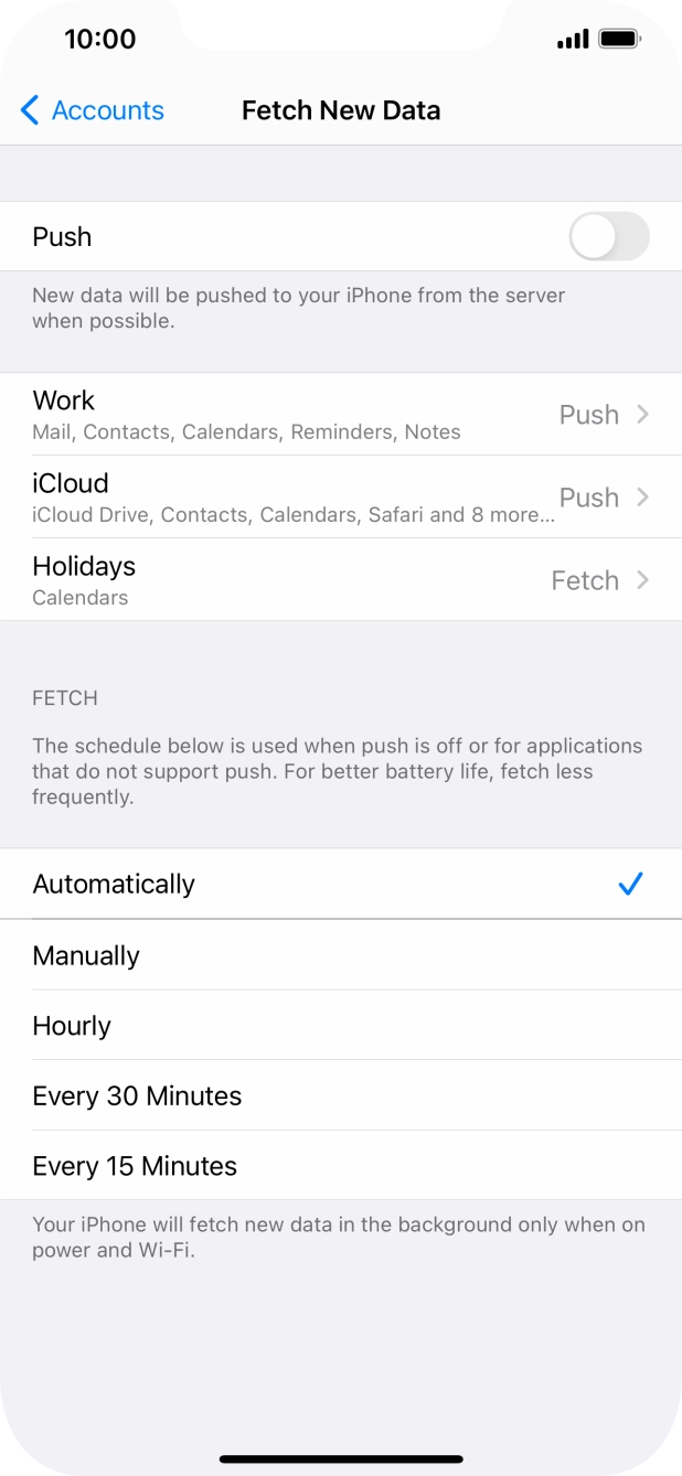 If you turn off the function, press the required setting. If you turn off the function, press the required setting.