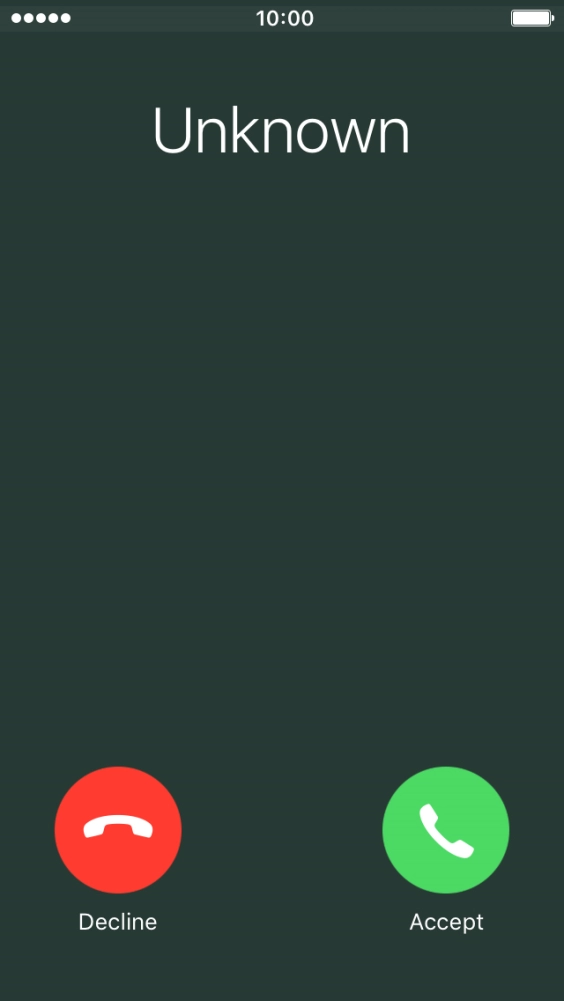 If the screen lock is turned off, press Accept.