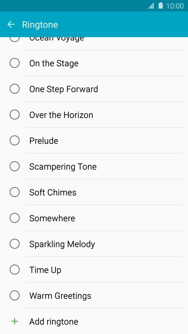 Press Add ringtone.