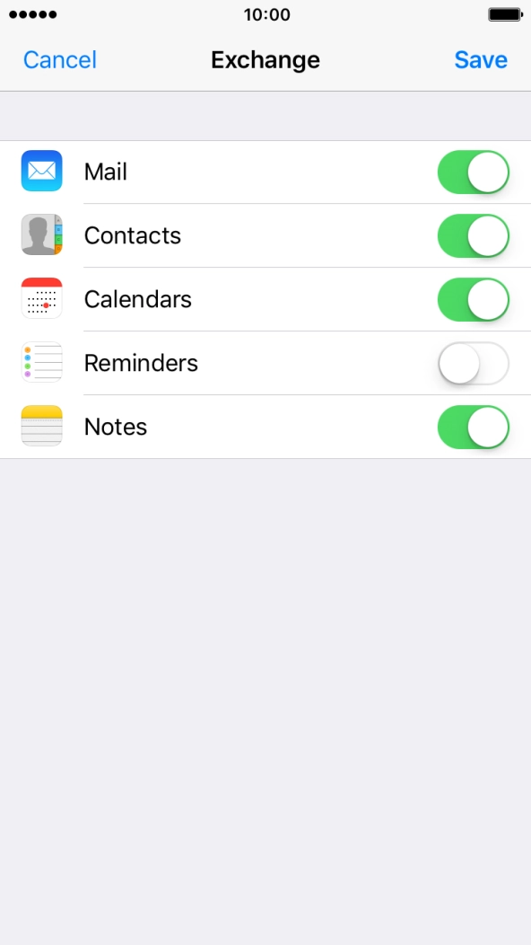 If this screen is displayed, you email account has been recognised and set up automatically. Follow the instructions on the screen to key in more information and finish setting up your phone.