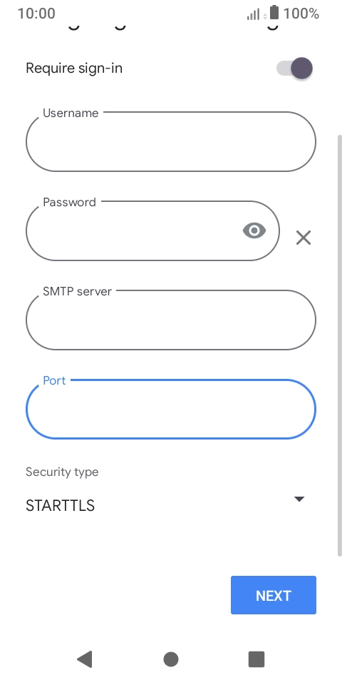 Press the drop down list below 