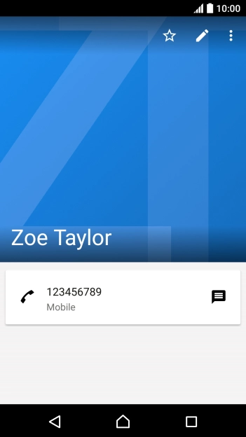Press the Home key to return to the home screen.
