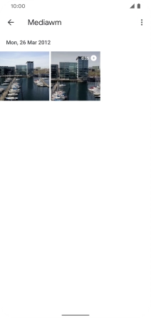 Press and hold any picture or video clip.