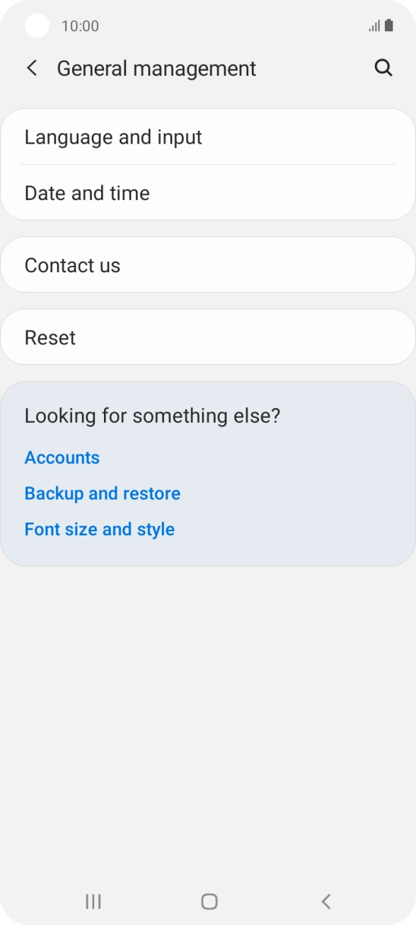 Press Reset. Press Reset.