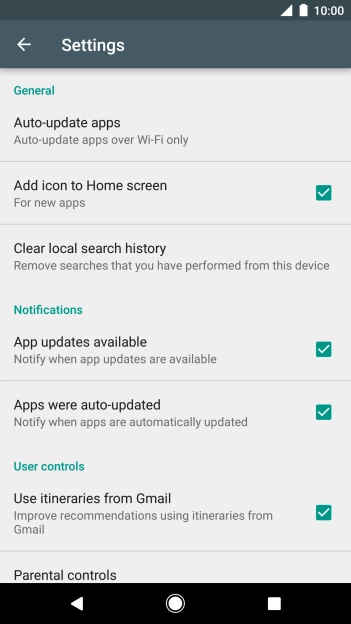 Press Auto-update apps. Press Auto-update apps.