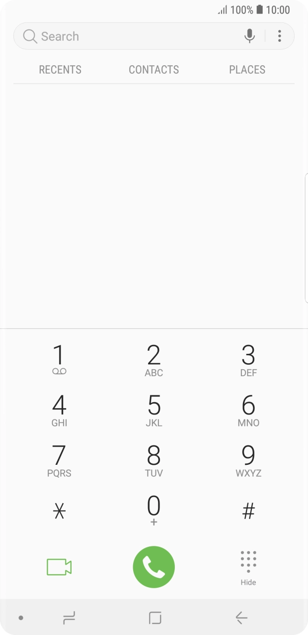 Press and hold number key 1 to call your MessageBank®. Follow the instructions to listen to your messages.