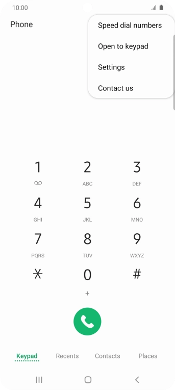 Press Settings. Press Settings.