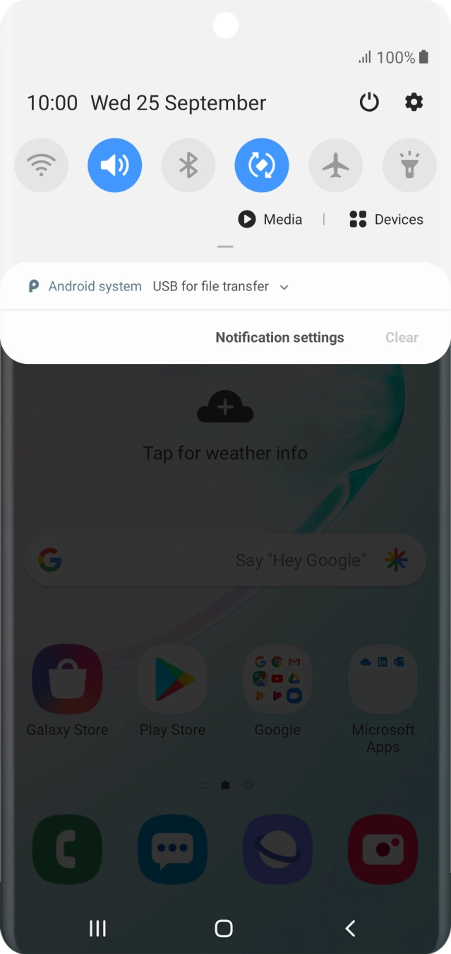 Press Android system.