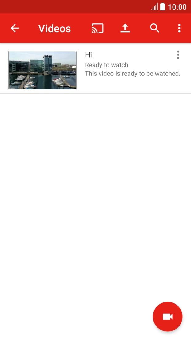Press the search icon.
