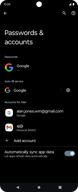 Press the indicator next to Press the indicator next to