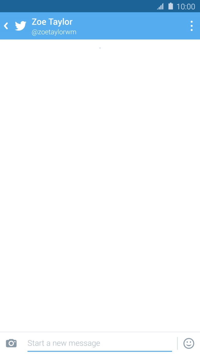 Press the text input field. Press the text input field.