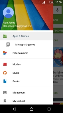 Press My apps & games.