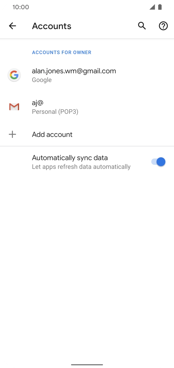 Slide your finger upwards starting from the bottom of the screen to return to the home screen.