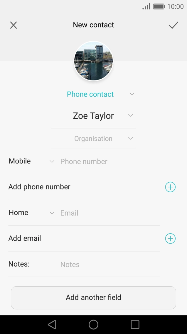 Press Phone number and key in the required phone number.