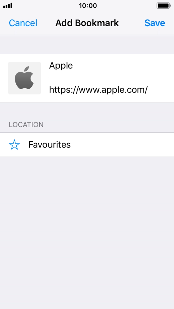 Press the field below 