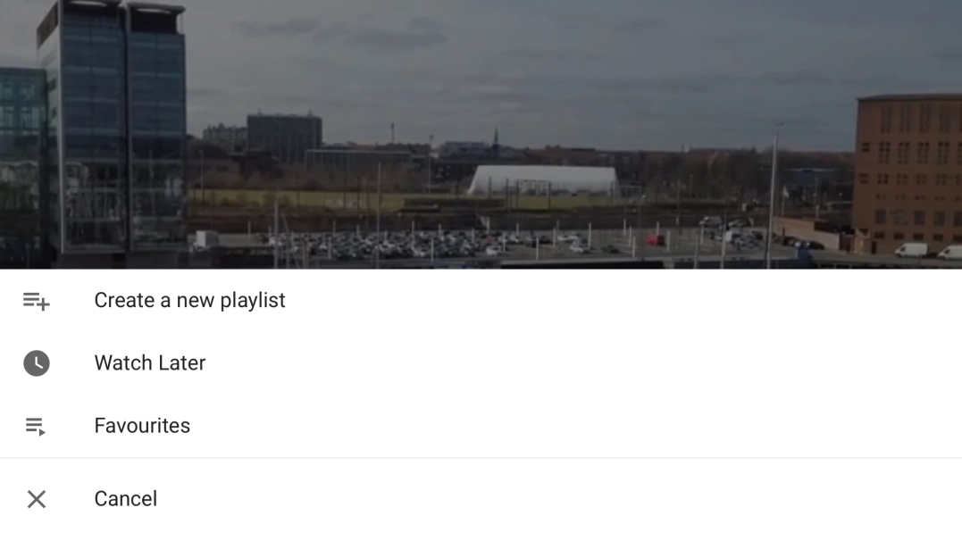 Press the required playlist.