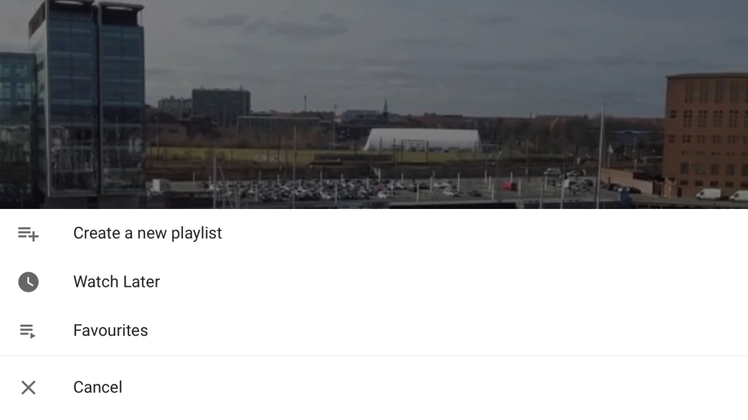 Press the required playlist.