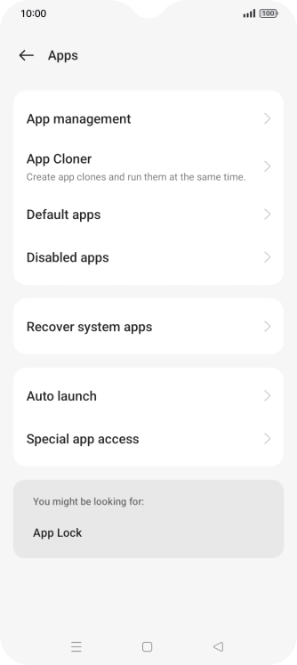 Press App management. Press App management.